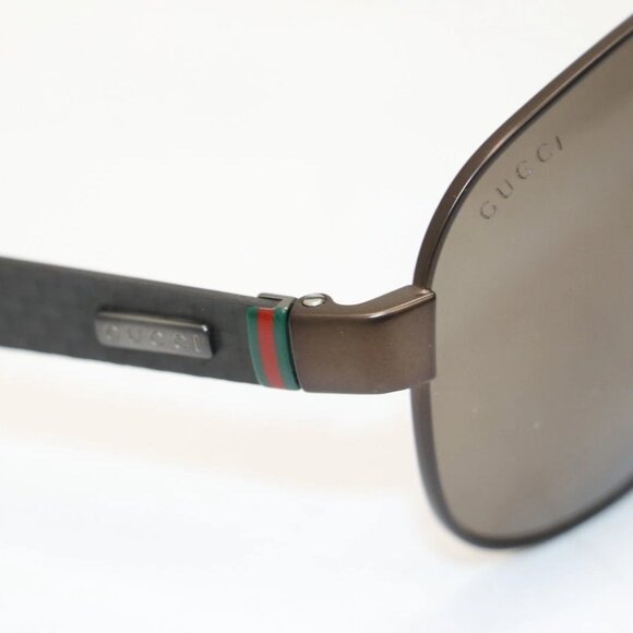 Gucci GG Men's Sunglasses 2246/S 4VJSP 65/13 125 - Brown - Picture 4 of 16